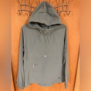 LL BEAN-Women's Bean's VentureStretch Anorak,size medium color mint